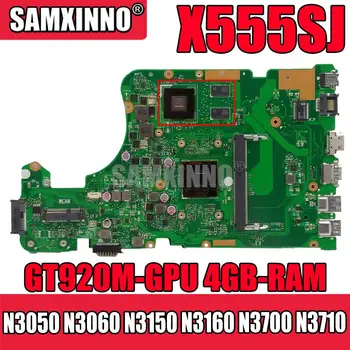 Notebook X555SJ GT920M GPU N3050 N3060 N3150 N3160 N3700 N3710 Placa de baza pentru ASUS K555SJ K555S X555 A555S Laptop Placa de baza