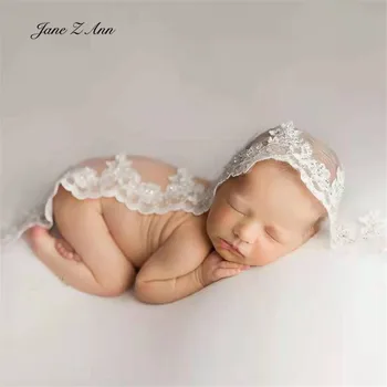 Nou-născut fotografie împachetări dantela cu margele fire de Nou-născut copilul nou studio foto de fotografiere accesorii 18X70cm