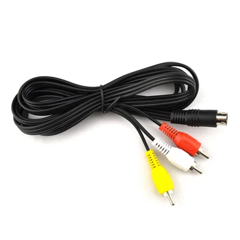 NOUL Cablu a/V Cablu pentru Sega Genesis 2 & 3 (AV Audio Video) 6FT. (9-pin)
