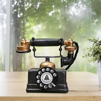 Noul Hot Creative De Promovare Cadou Retro Telefon Model Antic Desktop Ornament Ambarcațiuni Acasă Decor Figurine Specifice Cadou