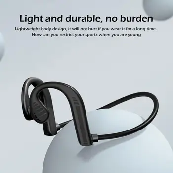 Noul Sport Căști fără Fir Bluetooth Sunet Surround Impermeabil Zgomotului Căști Os Reducere Căști de Conducție Earbud D2O7