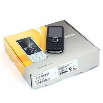 Original Deblocat Nokia 6700 Classic telefon Mobil Nokia 6700C GSM 5MP Suport rusă și arabă Keyboard Renovat, Telefon Mobil