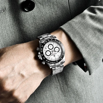 PAGANI DESIGN de Moda de Lux Cronograf Ceas Sport Barbati din Oțel Inoxidabil Impermeabil Cuarț Ceasuri relogio masculino