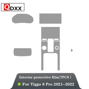 Pentru Chery Tiggo 8 Pro 2021-2022 Auto Interior consola centrala Transparent TPU Folie de Protectie Anti-scratch Repair filmul Accesorii