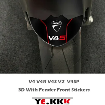 Pentru Ducati Streetfighter Panigale V4SP V4 V4R V4S 2018-2022 Fender Protecție Stereo 3D Autocolant, Decal Logo-ul