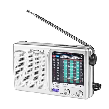 Plastic de Urgență Vremea Radio Full Band Mini Vreme de Radio SW SUNT FM Portabil Vreme de Radio Alimentat cu Baterii pentru Interior Exterior