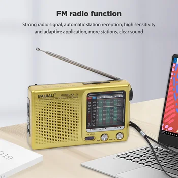 Plastic de Urgență Vremea Radio Full Band Radio Portabil Vreme SW SUNT FM Portabil Mini Radio cu Baterii pentru Interior Exterior