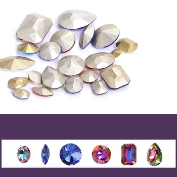 Pointback în Formă de Amestec de Culoare Cristal Diamant Piersic Inima Picătură de ploaie de Diamante Haine Accesorii Bijuterii DIY Accesorii