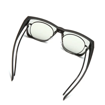 Polarizat Fotocromatică ochelari de Soare Barbati Femei WearOver Ochelari Înfășurați în Jurul Scut Purta ochelari de soare pentru a Acoperi Peste Ochelarii de vedere