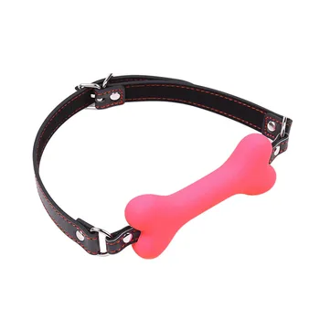 Produse erotice Silicon Câine Os Gag Gura Plug Bile Jocuri pentru Adulți de Sex Sclavi dominare sexuala Sclavie Viteze Cosplay SM Jucarii Sexuale pentru Cupluri