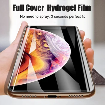Protecție Hidrogel Film pentru iPhone 13 12 Mini 11 14 Pro XS Max X XR iPhone SE 2020 6 7 8 14 Plus Folie de protectie Ecran