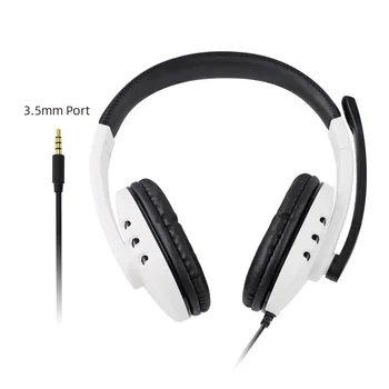 PS5 casti 3.5 mm-cap montat gaming headset cu microfon pentru PS4/Comutator/ONE/PC general, laptop, tableta
