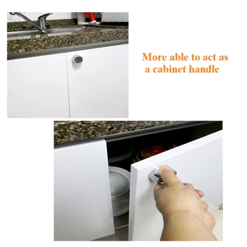 Push-in Prosop de Ceai Holder Mâner Cârlig Cromat Auto-adeziv de Bucătărie Clip Baie Rack de Perete de Spălare Cârpă Cârpă Cârlig