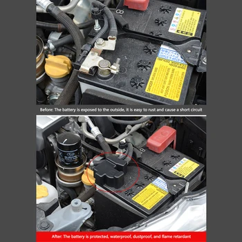 QHCP Motor de Masina Cablu Negativ Baterie Capacul Autocolante Scoici Ignifug Pentru Subaru Forester 16-18 Outback 15-18 XV 18-20