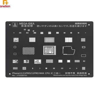 Qianli Mega-Idee Negru BGA Reballing Matrita Pentru iPhone 11Pro MAX XSMAX X XR 8P 8G 7P Wifi Nand A8 A9 A10 A12 CPU Reparații