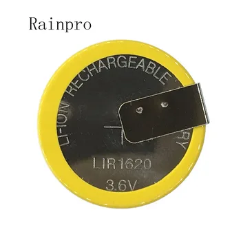 Rainpro 1BUC/LOT LIR1620 1620 orizontală sudare picior baterie 3.6 V baterie reîncărcabilă baterie monedă de încărcare 1620