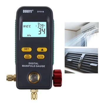 Refrigerare Digital Galeriei de Sistem HVAC Manometru de Inalta precizie cu Vacuum Presiune Temperatura Scurgere Tester Dignostic
