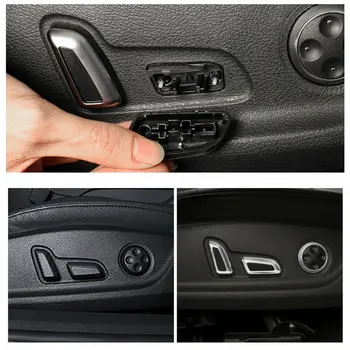 Reglarea scaunului Comuta Butonul de Comandă Capac Ornamental Decor Kit pentru Audi Q5 Q7 A4 A5