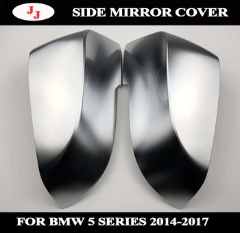 Retrovizoare usa aripa laterală oglindă acoperi apc Pentru BMW Seria 5 F10 F11 2016 2017 matt silver oglinda de la masina acoperi