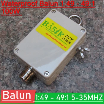 Rezistent la apa Balun 1:49 - 49:1 100W 5-35MHZ End Fed Jumătate de Val EFHW SUNCA antena Patru-band end-feed balun Ham Radio Amplificator