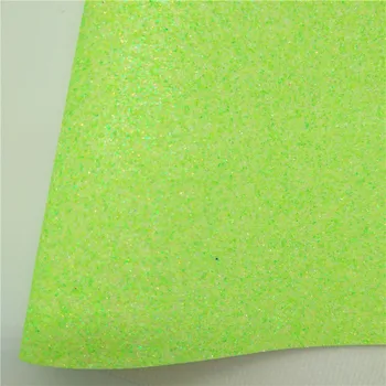 Sclipici verde din piele, Tartan Pânze de Păianjen Imprimate cu Sclipici de Vinil Imitatie de Piele Foi Verde Neon Sclipici Fin Pentru DIY 21x29CM Q302