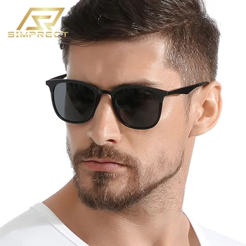 SIMPRECT TR90 Polarizat ochelari de Soare Pentru Barbati 2022 Brand de Lux de Designer Pătrat Ochelari de Soare Moda Retro Vintage de Conducere Oculos