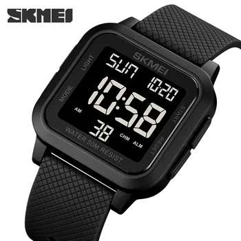 SKMEI Mișcarea Electronic Ceas Digital Impermeabil Ceas Brand de Top Sport pentru Bărbați Ceasuri Numărătoarea inversă Cronometru Ceas de mana Pentru Baieti