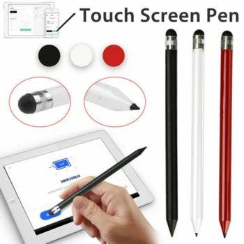 Stylus Touch Pen 16,5 cm pentru Ecran Capacitiv Ecran Rezistiv cu Cap Rotund cu Vârf Subțire Dublu Scop Touch Pen pentru IPad, pentru IPhone