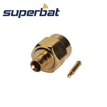 Superbat 10buc SMA Lipire de sex Masculin RF Coaxial Conector pentru Cablu Semi-rigid .086