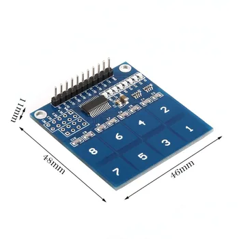 TTP229 TTP226 TTP224 TTP223 1/4/8/16 Mod Capactive Touch Comutator Senzor Digital IC Modulul de Bord Buton Pentru Arduino kit diy