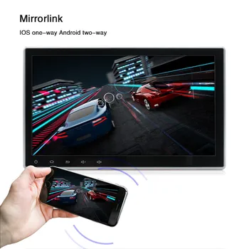Universal 1Din radio auto android Auto Stereo Multimedia Jucători de 10 Inch Touch Ecran Video, GPS WiFi MP5 Player Auto cu Radio