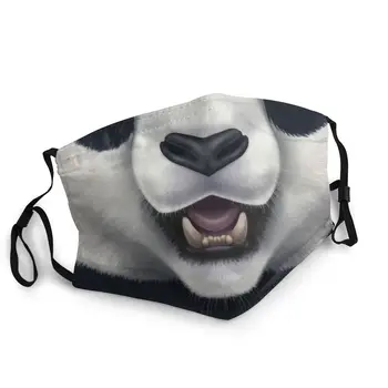 Urs Panda Gigant Gura Masca De Fata Bărbați Femei Anti Ceata De Praf De Animale Masca De Protecție Lavabil Respiratorie Gura Mufla