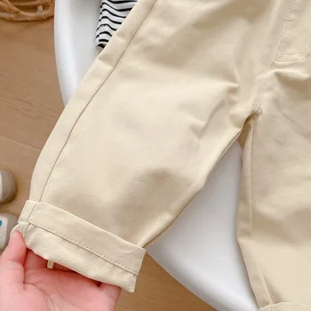 Vara Solide În Vrac Copii Pantaloni De Bumbac Copilul Pantaloni Lungi Noua Pantalonii De Băiat Fată Copilul Fundul Copii Haine De Primăvară