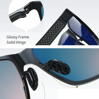 VCKA Trend Stiluri de Aluminiu și Magneziu Sticlă Pătrat Bărbați ochelari de Soare Polarizat ochelari de Soare pentru Barbati Ochelari de Sport Oculos de sol