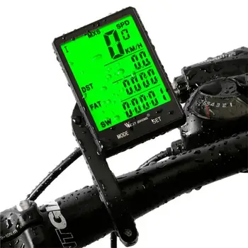 VEST BIKING Calculator de Biciclete Vitezometru Digital Kilometrajul de Iluminare fără Fir cu Fir Bicicleta Cronometru Calculator limba engleză rezistent la apa
