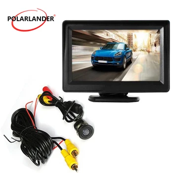Vinde fierbinte Color TFT LCD 480*272 Auto retrovizoare Monitor 4.3 inch Pentru DVD, VCD retrovizoare Inversa aparat de Fotografiat
