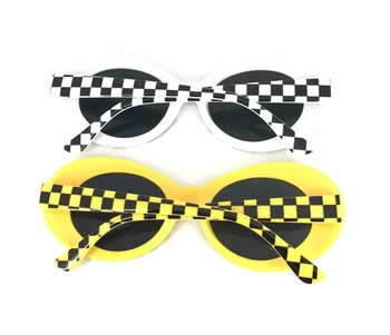 VIVIBEE Carouri Ochelari de Soare Galben Mic Brand Stil Vintage Oval Influenta 2021 Hip Hop ochelari de Soare pentru Femei Potrives Nuante
