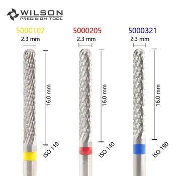 WILSON -Formă Cilindrică ISO 145 023 - Cross Cut - HP Carbură de Tungsten Laborator Dentar burs 5000102 5000205 5000321