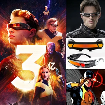 X-men Epocă Laser Polarizată Cyclops Ochelari de Lux de Designer Special Materiale cu Memorie de Călătorie Scut ochelari de Soare pentru Barbati Femei