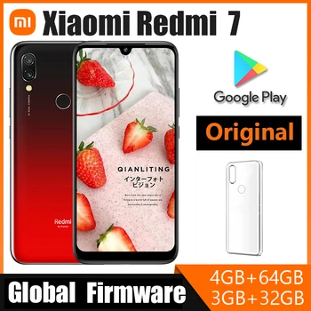 Xiaomi Redmi 7 telefon Mobil,Original Redmi7 Smartphone ,Googleplay Store Google Android Telefon Mobil Amprenta Dual SIM