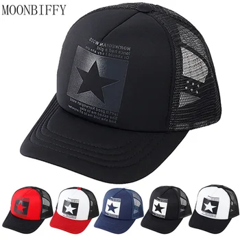 Șapcă de Baseball pentru Barbati Femei Hip Hop Pentagrama Reglabil Camionagiu Cozoroc Pălărie de Soare de Vară de Primăvară Masculin Feminin Plasă de Sepci Snapback