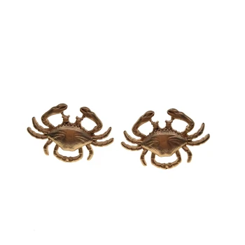 și American Qingdao bijuterii cercei temperamentul individual retro moda versatil moda crab Cercei de sex feminin D71
